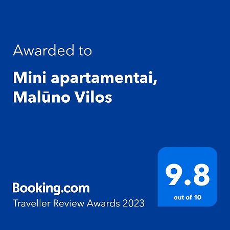 "Mini Apartamentai", Maluno Vilos Паланга Екстериор снимка